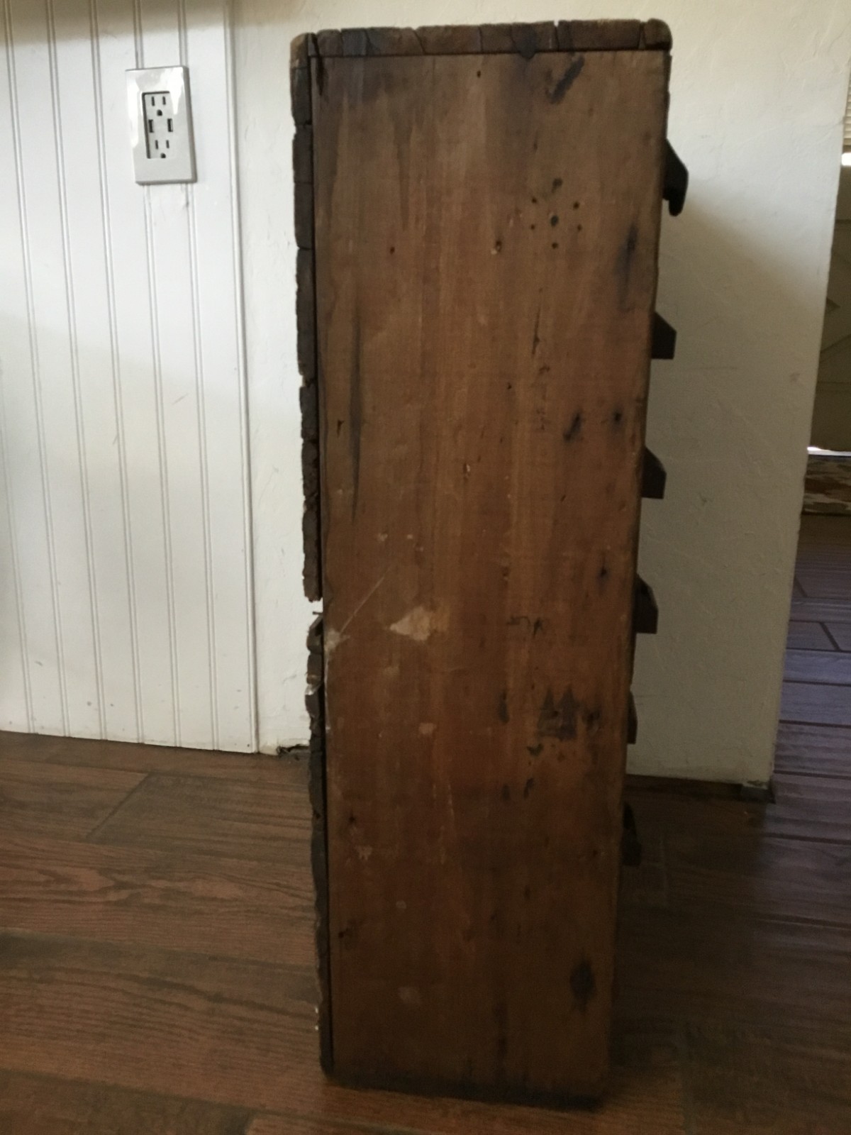 ANTIQUE APOTHECARY / HARDWARE STORE 14 DRAWER WOODEN CABINET "LOOK"