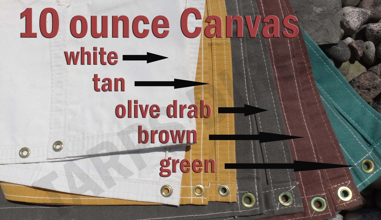 8 Ft. x 8 Ft. 10 Oz. Cotton Canvas Breathable Water Resistant Tarps