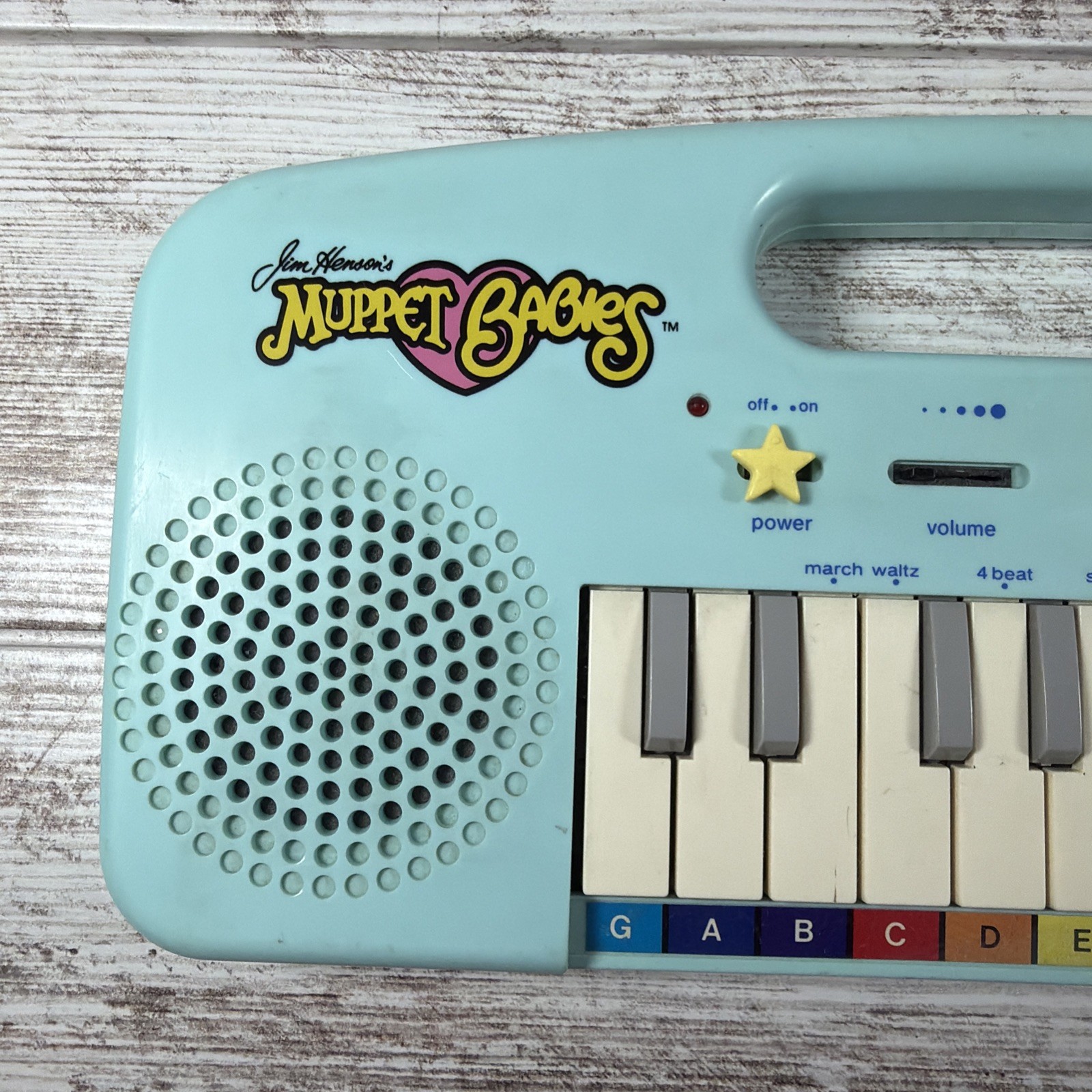 Muppet Babies Casio EP-10 Battery Keyboard Musical Instrument Used