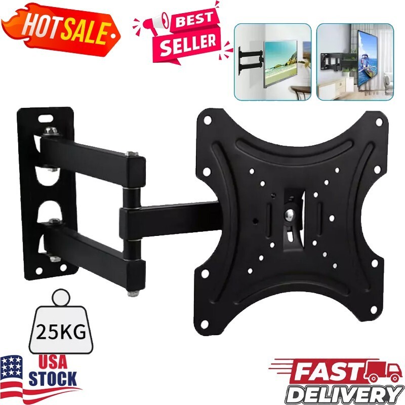 Full Motion Articulating TV Wall Mount for 12"-42" LED/LCD TV Monitor Adjustable