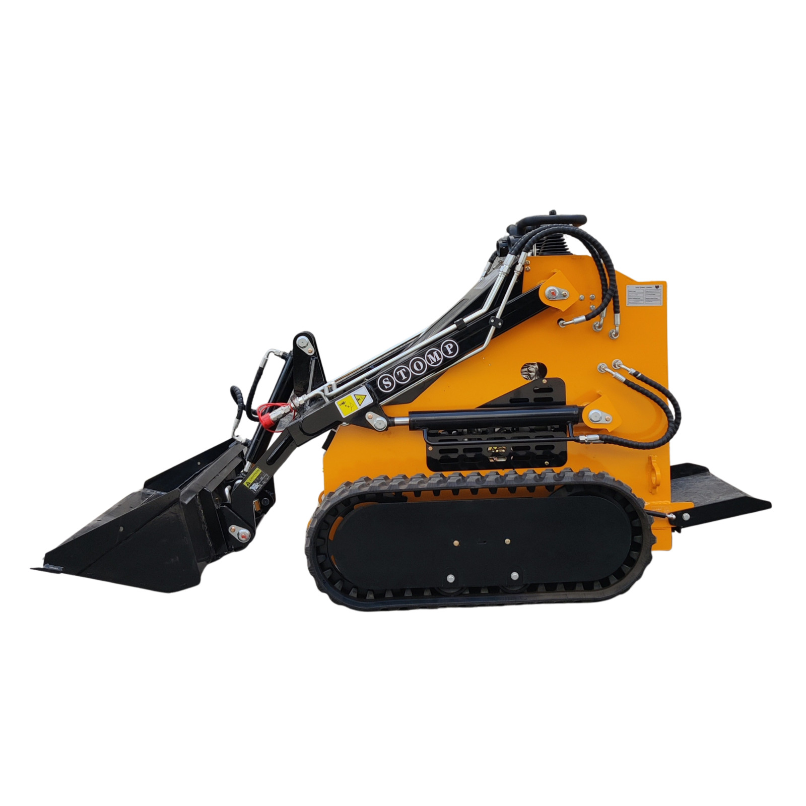 Free Shipping Mini Skid Steer Loader TYPHON STOMP 501 Compact Track 23.5 HP Gas