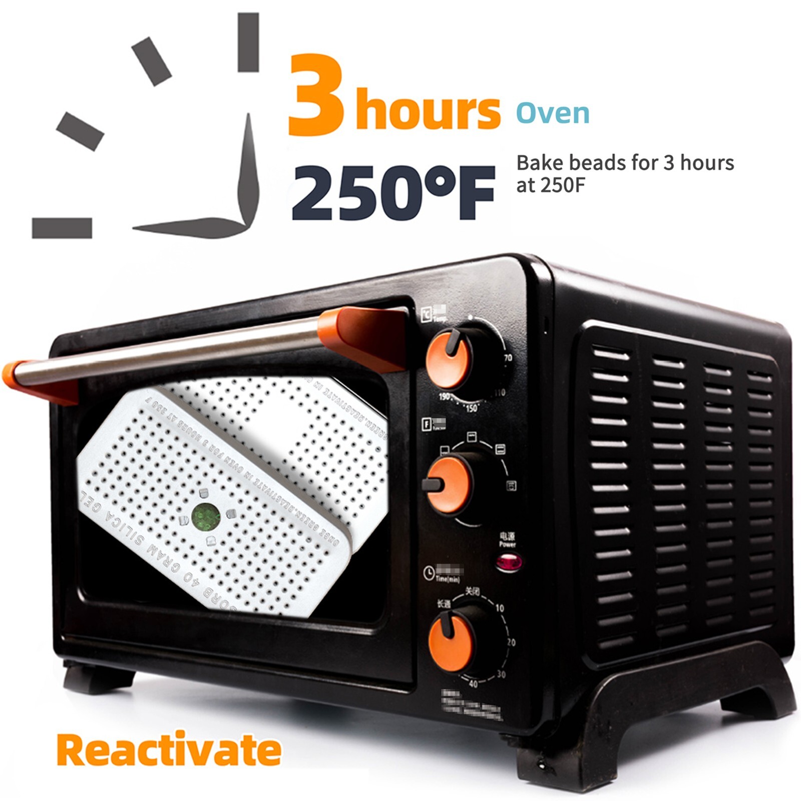 40 Gram 10 Pack Silica Gel Canister Reusable Indicating Desiccant Dehumidifier