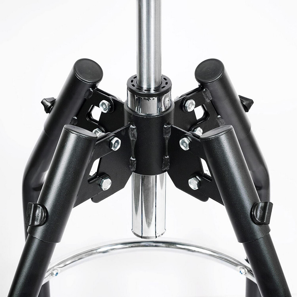 Adjustable 29-34-in Swivel Bar Stool Work Seat Hydraulic Shop Stool 330 LBS Seat