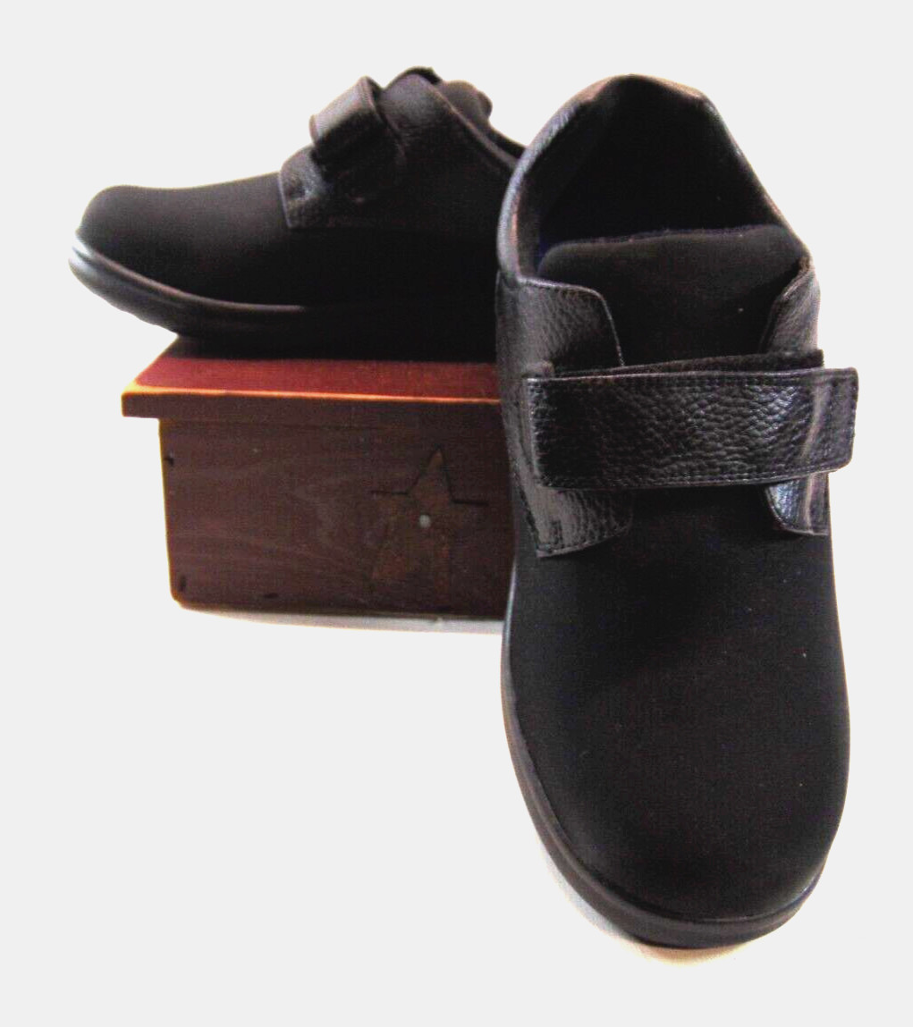 Bell Horn Orthopedic Shoes 8XW Black Plymouth #5810 Therapeutic Shoes.