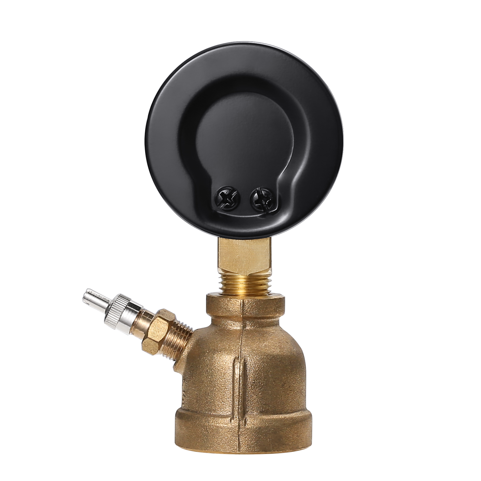 Gas Test Pressure Gauge 30 Pound, 30 PSI/200 kPa 3/4” FNPT Brass Bell Shape Body