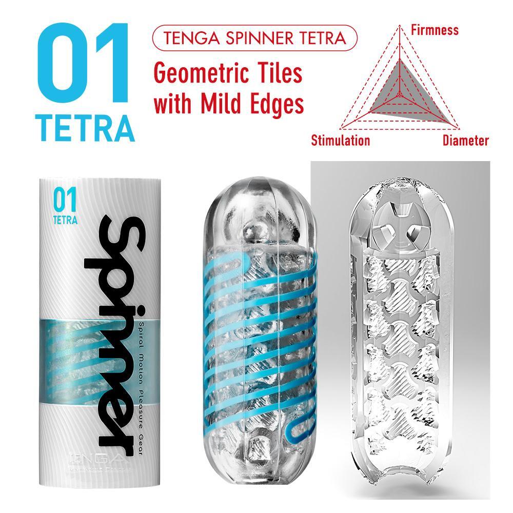 TENGA SPINNER Reusable Spiral-Motion Male Masturbator/Stroker NIB NWT