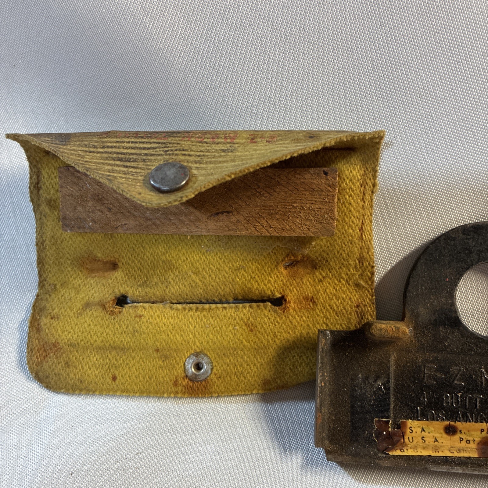 E-Z MARK 4 INCH BUTT GAUGE DOOR HINGE MARKER WITH CASE