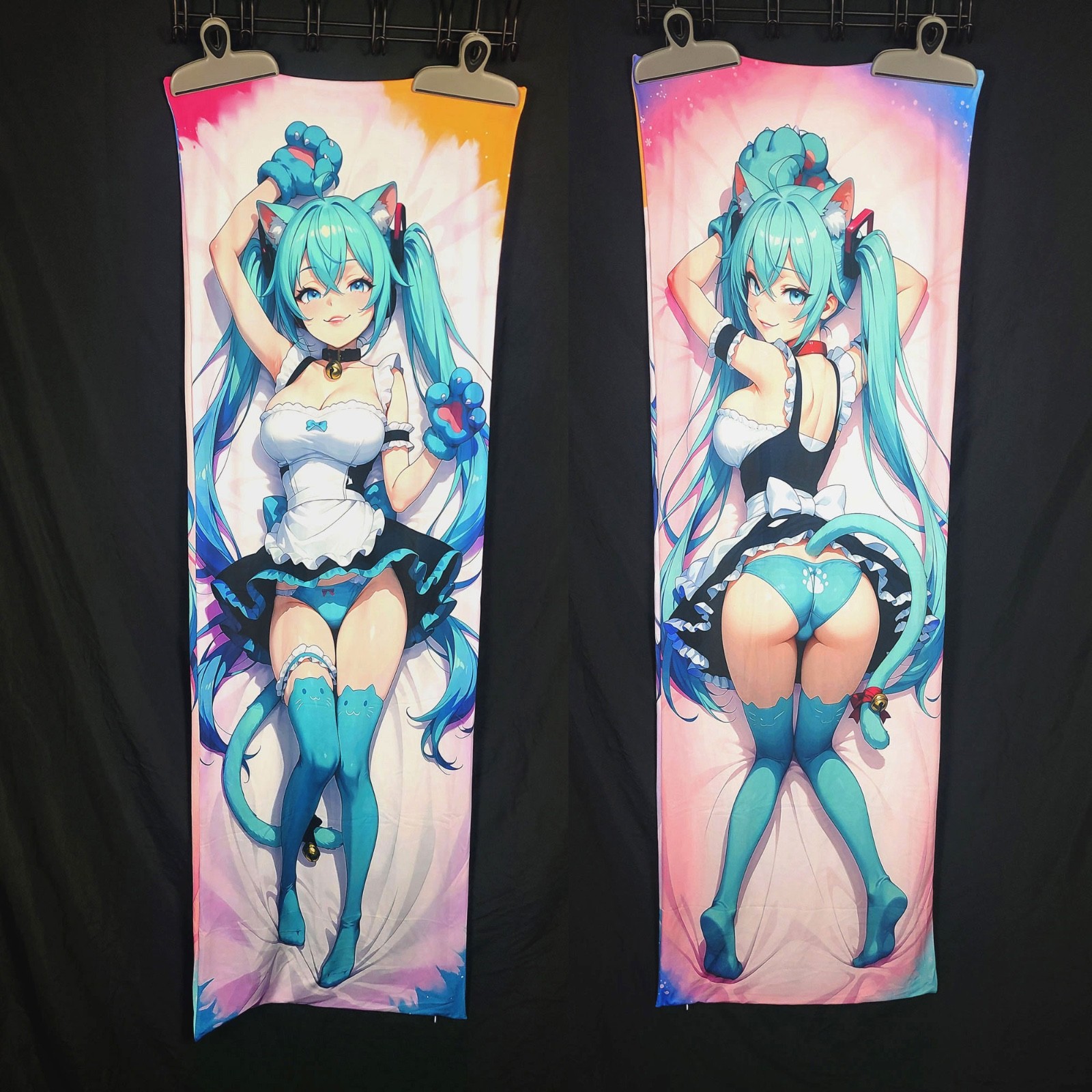 Mikun Neko | Vocaloid Waifu | Anime Dakimakura (Body Pillowcase)