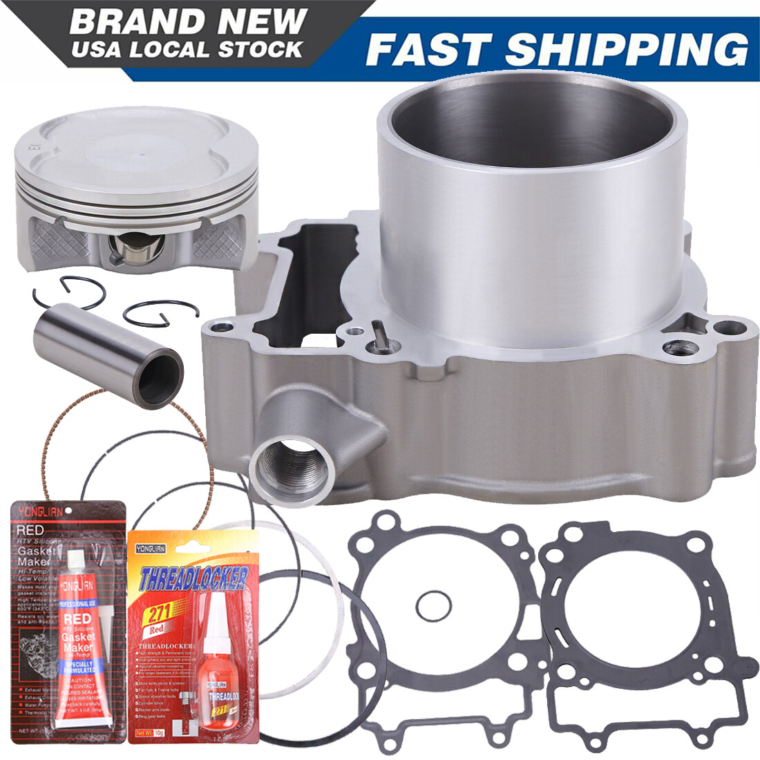 For Polaris Sportsman RZR Ranger 570 Cylinder Jug Piston Top End Kit 2014-2020