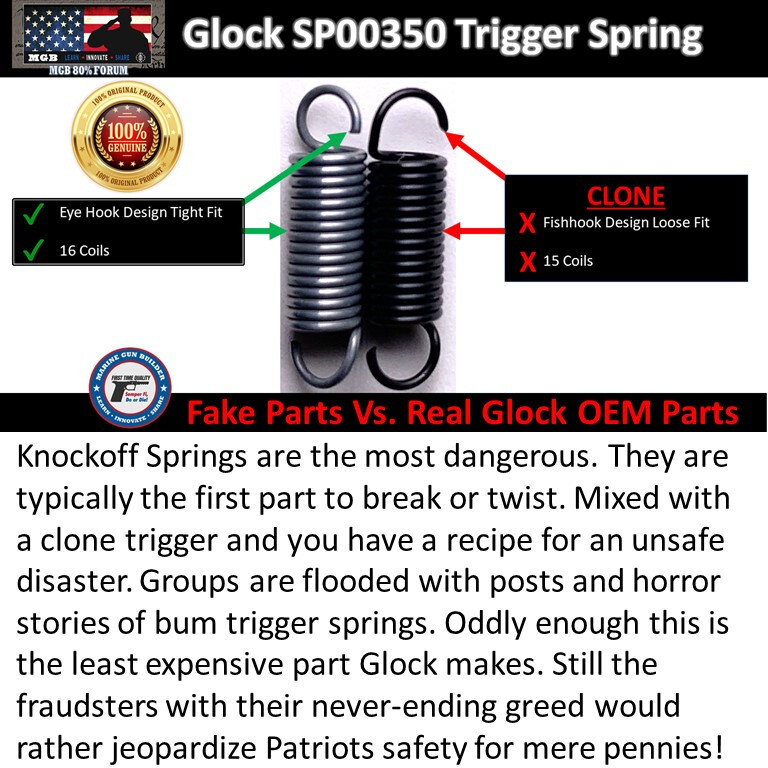 G26 OEM LPK Gen 3 Genuine Stamped Glock 26 Lower Parts Kit