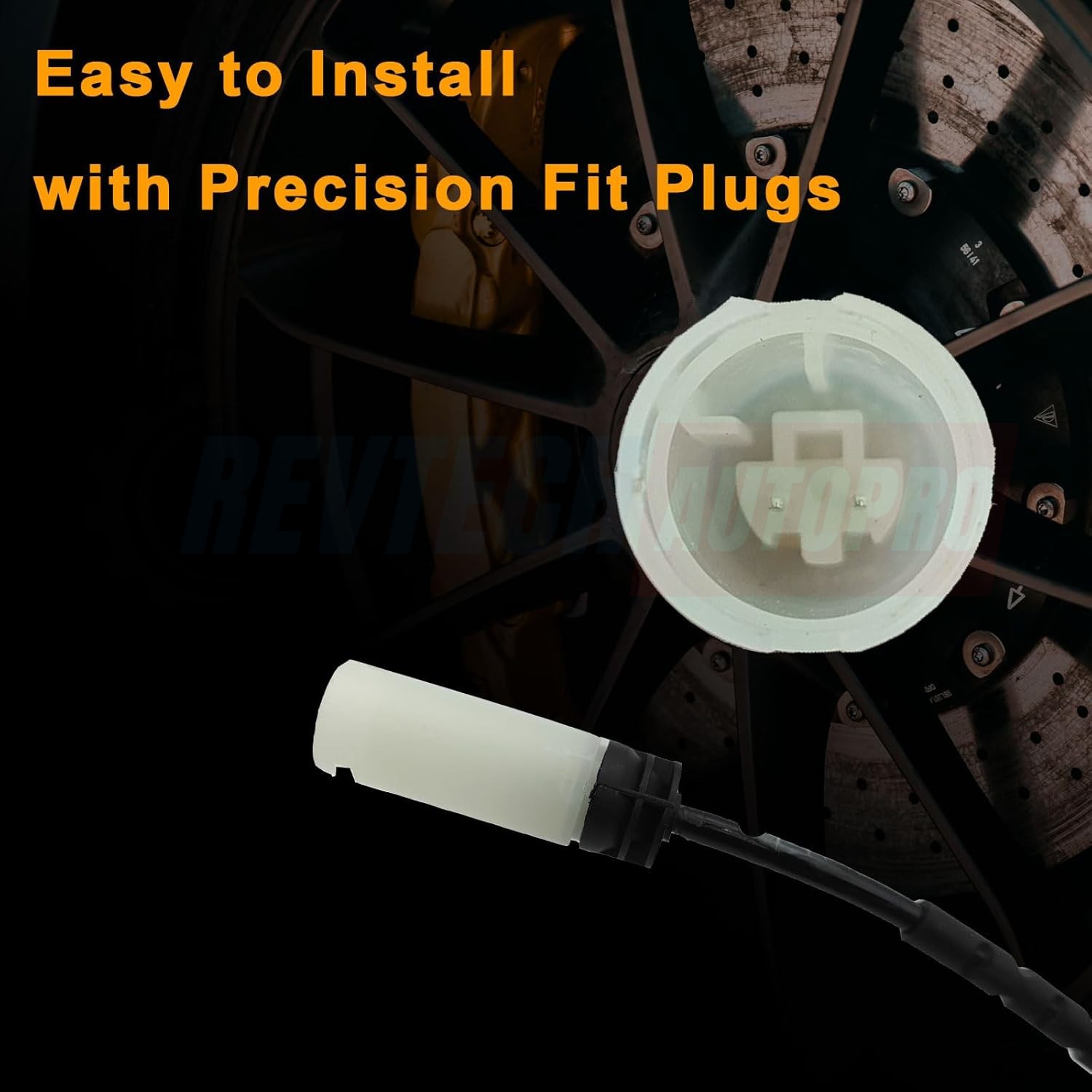 2PCS FRONT + REAR Brake Pad Wear Sensor for Mini Cooper Countryman 1.6L R60 R61