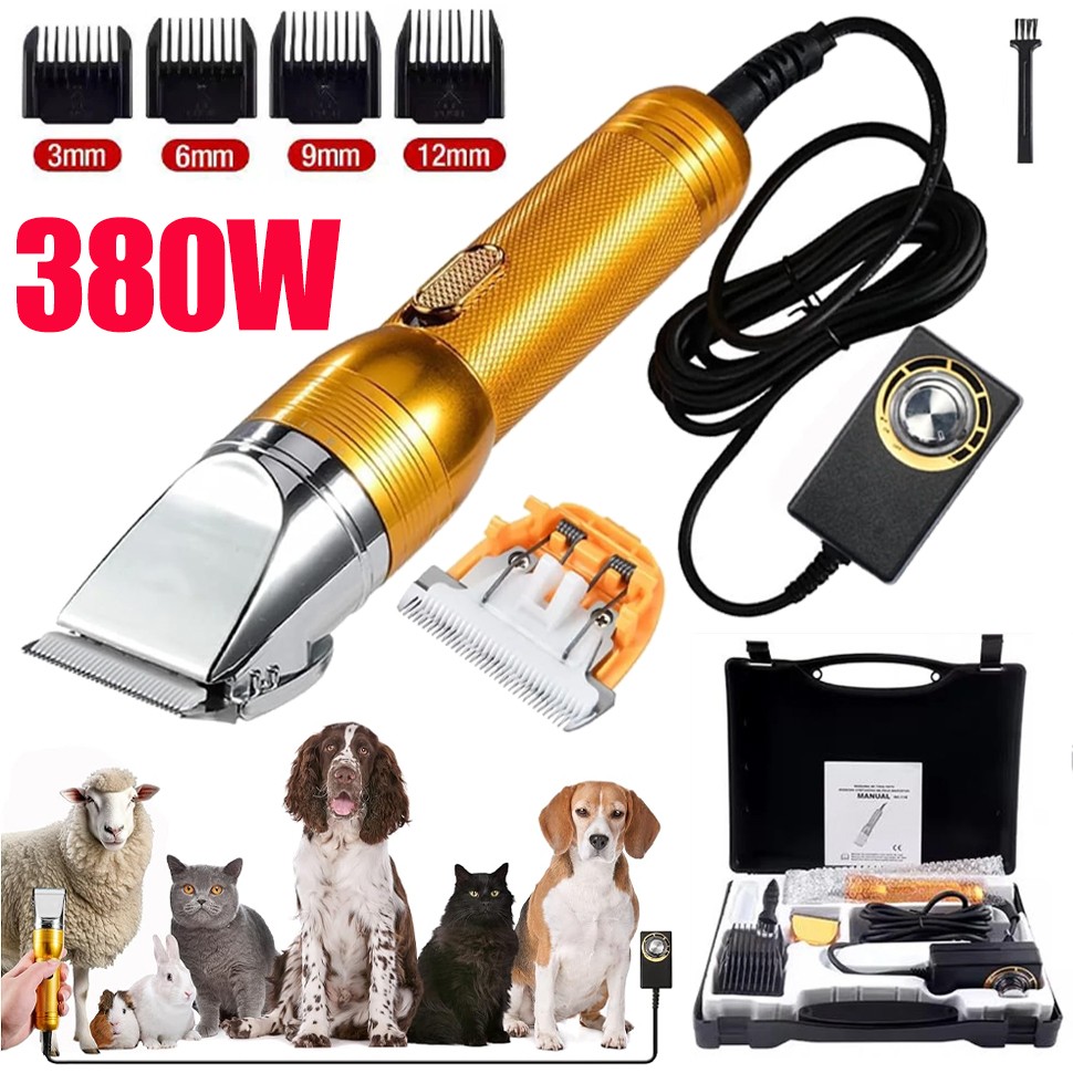 Heavy Duty Electric Pet Clippers for Thick Coats, Large Dogs, Horses & Livestock