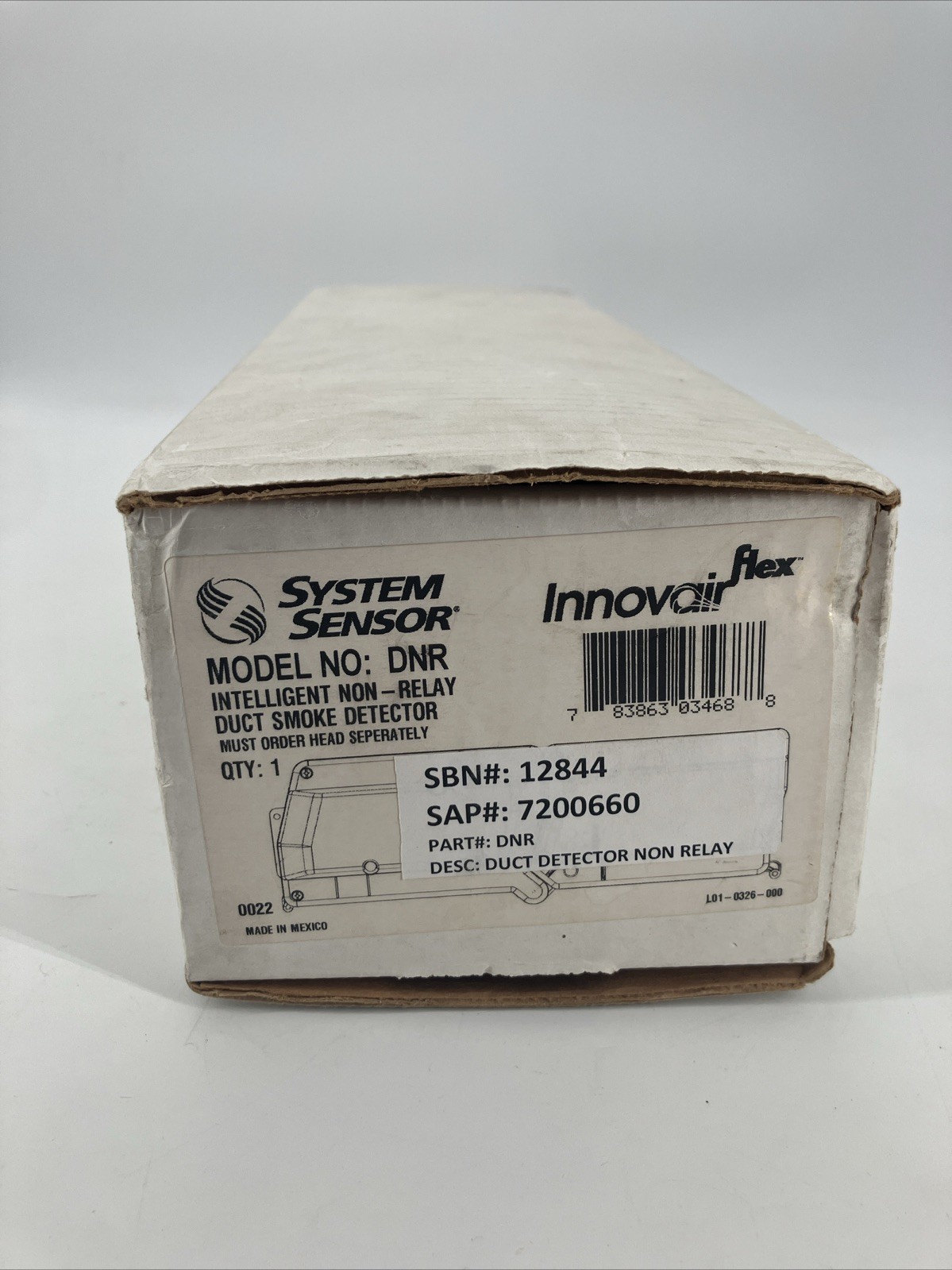 System Sensor Innovair DNR Intelligent Non Relay Duct Smoke Detector