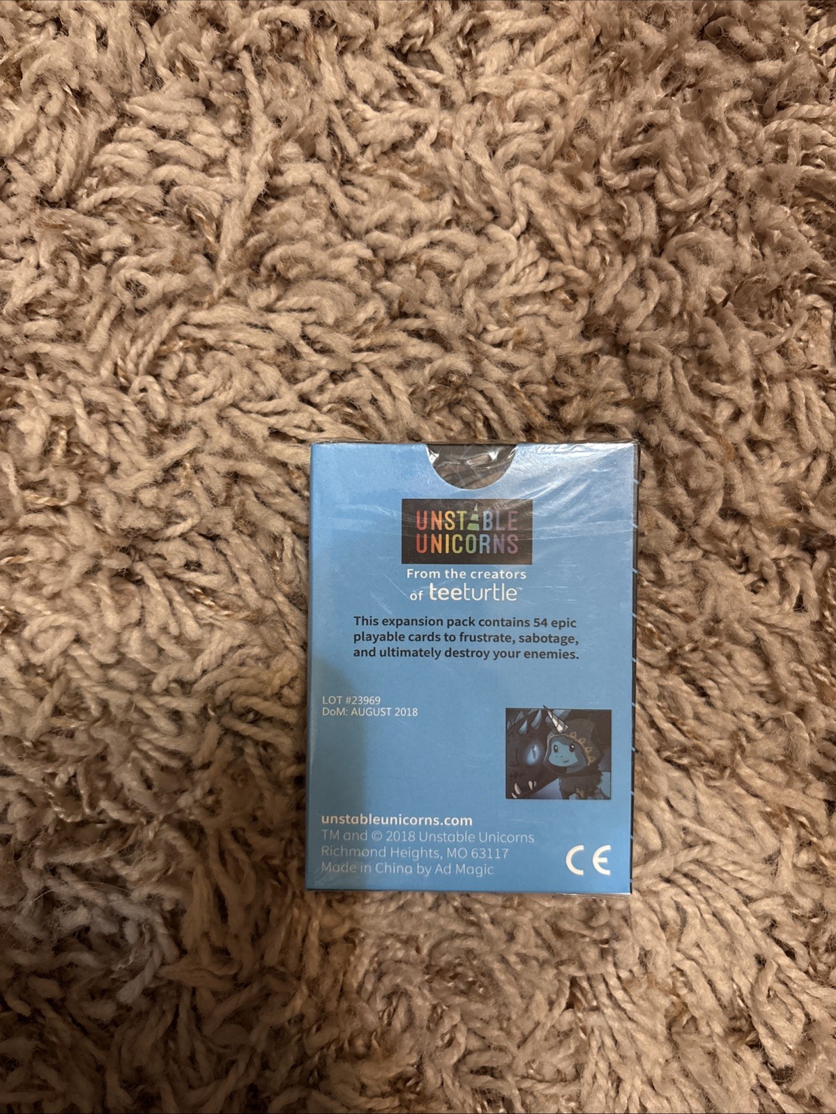 Unstable Unicorns - Dragons Expansion Pack - 54 Cards Brand New - Sealed NIB