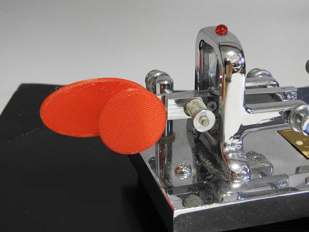 REPLACEMENT FINGER PIECES FOR ALMOST ALL MODELS OF VIBROPLEX BUGS - FREE DEL USA