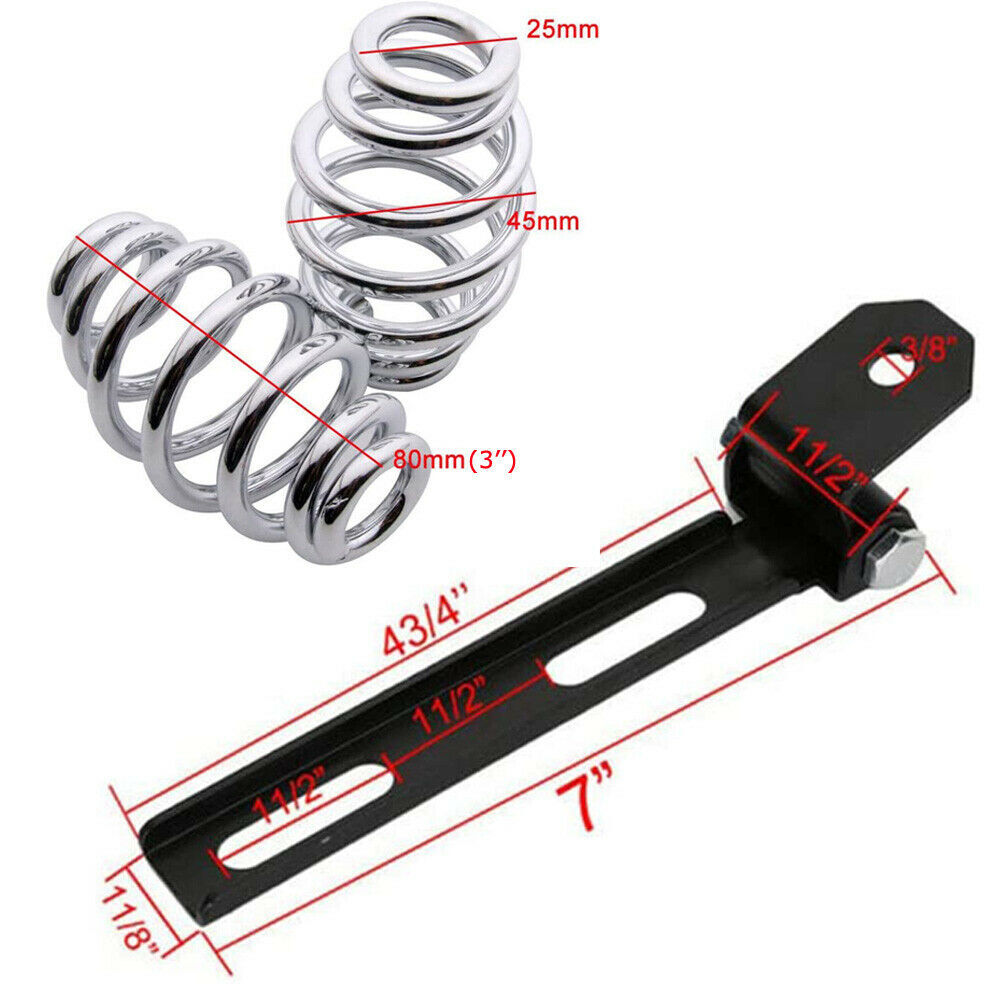 For Honda Rebel 250 CMX250C 300 500 Bobber Solo Seat Spring W/ Base Saddle US