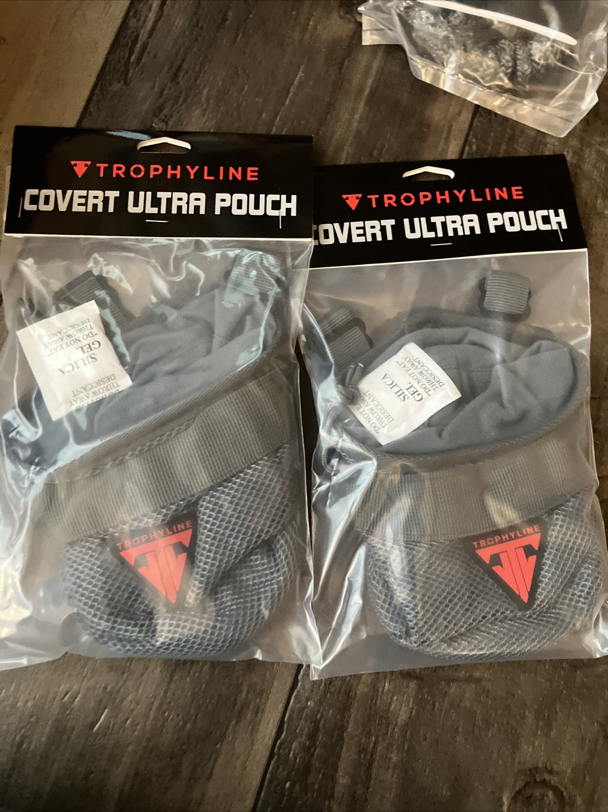 Trophyline Covert Ultra Hunting Saddle Kit Gray L/XL 2 Pouches 2 Ropes Amsteel