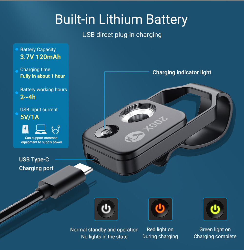 APEXEL HD Digital Mini 200x Magnification Microscope Clip With LED CPL For Phone