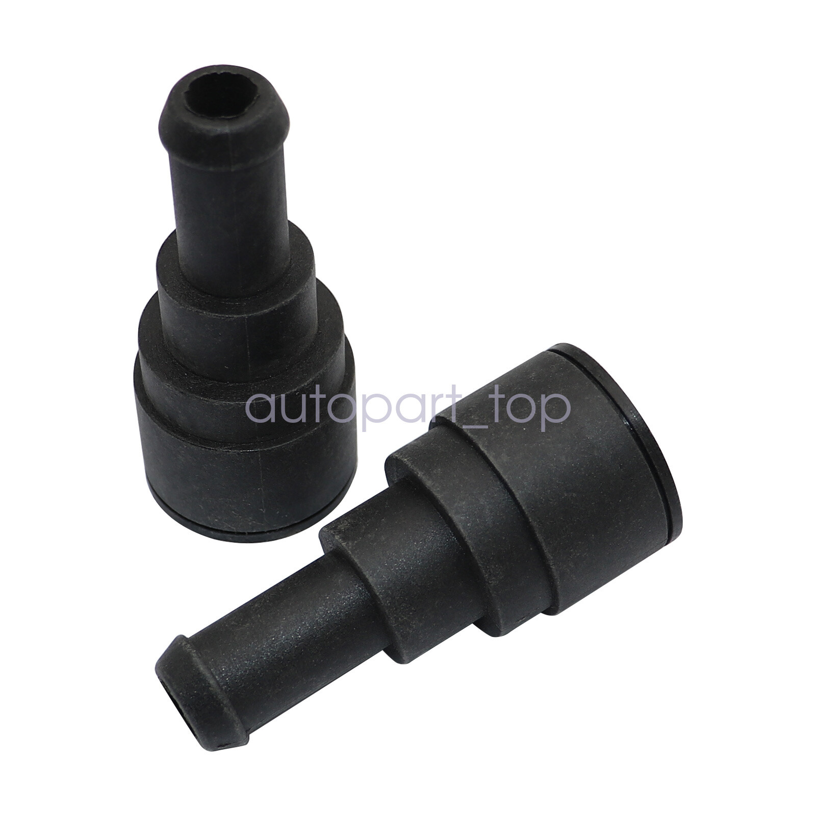 2x Heater Core Coolant Hose Connector Set For 99-14 Chevy Silverado Tahoe Sierra