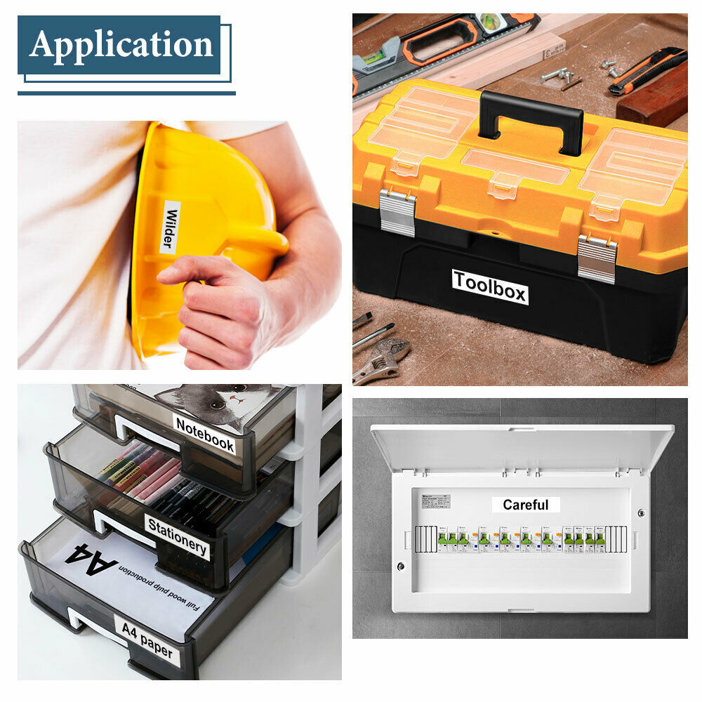 1PK For Brady BMP21 Label Cartridge M21-750-595-WT 19.1mm White Vinyl 3/4" x21'