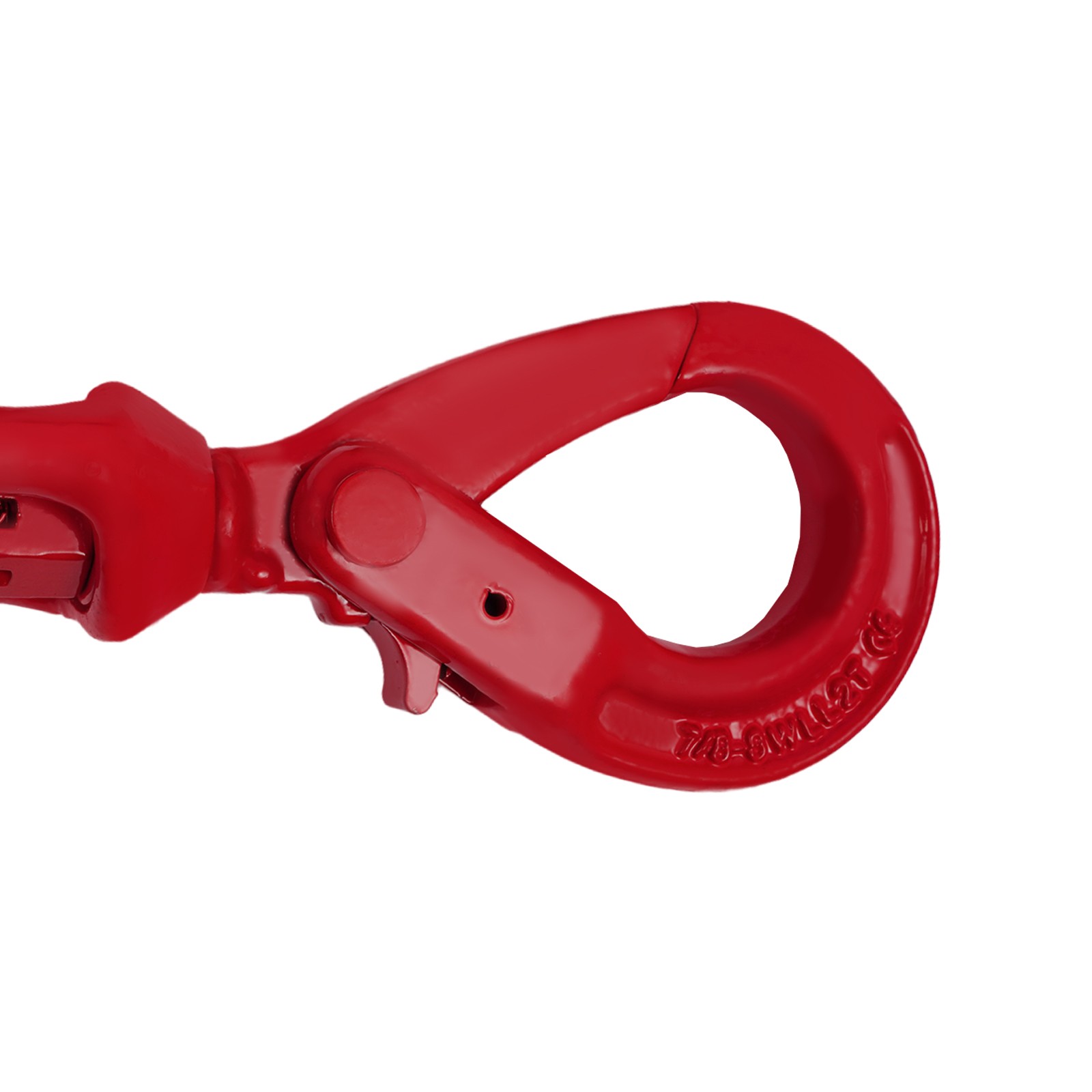 1/2" x 100ft Wire Rope Carbon Steel Winch Cable with Self Locking Swivel Hook