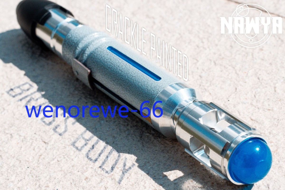 Doctor Who 10th NAWYA Replica Metal LED Sonic Screwdriver Scalable Prop Collect