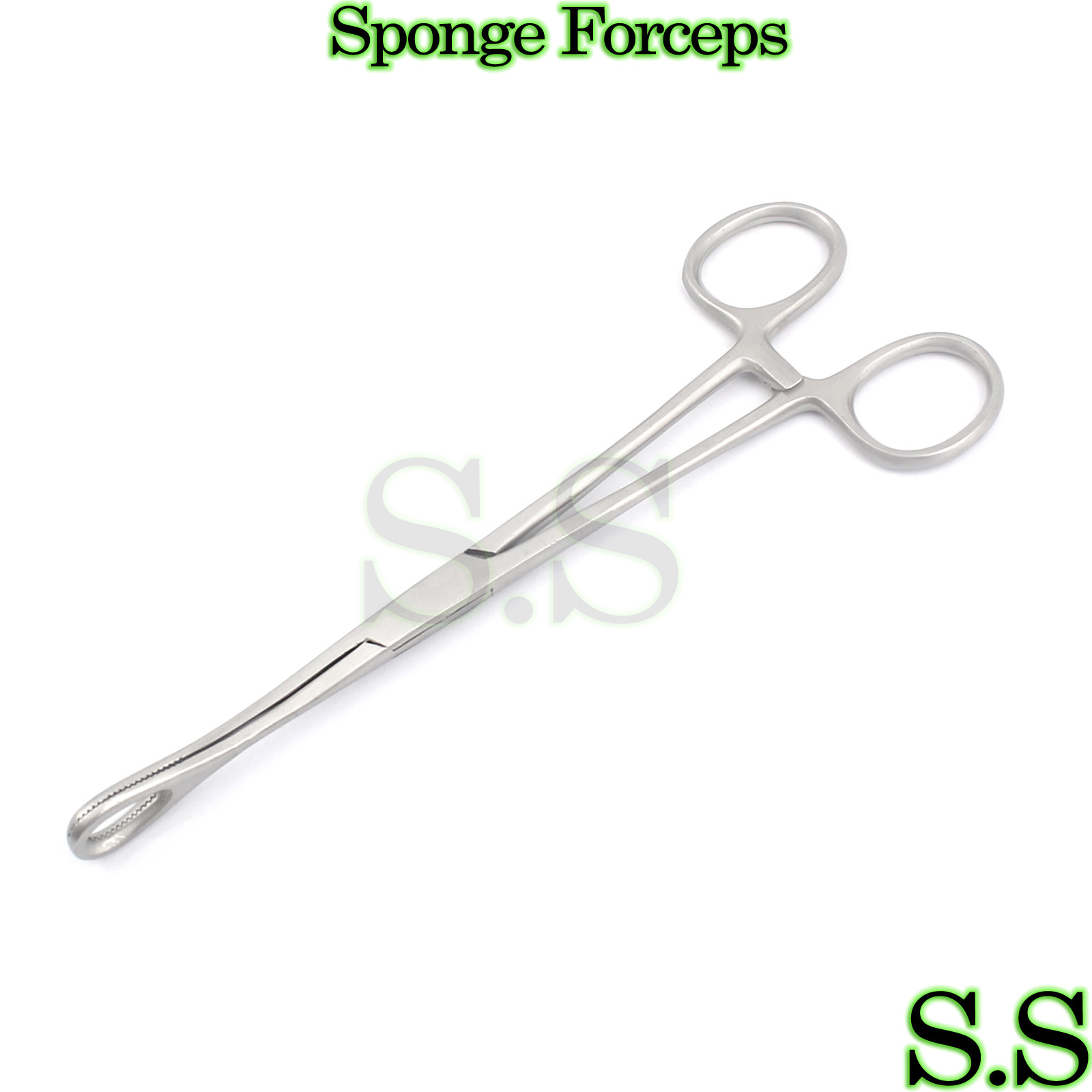 New BODY PIERCING Forceps Kit Hemostat SPONGE CLAMP 6" Straight