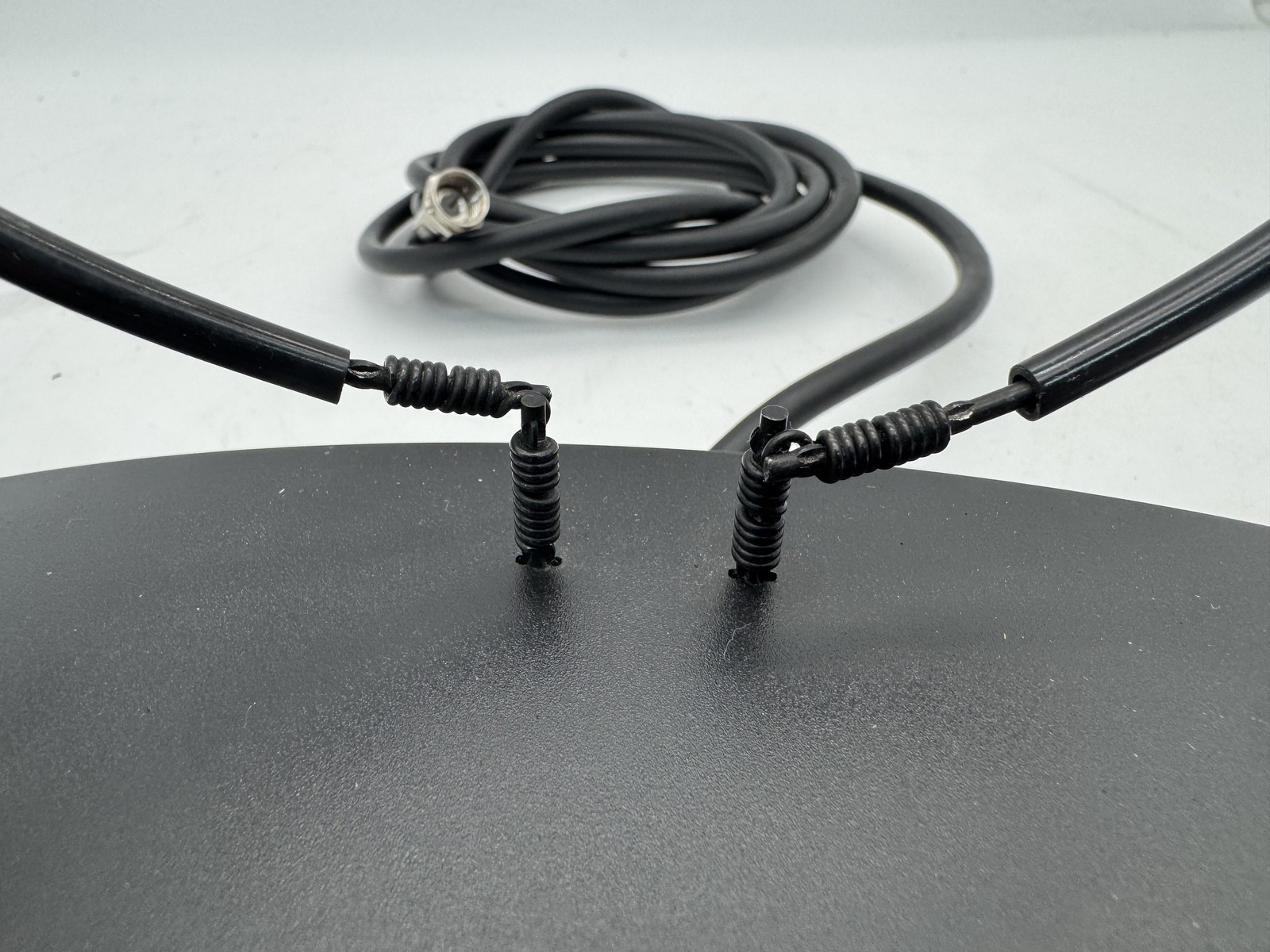 RCA Indoor TV Antenna UHF VHF FM Adjustable Dipole Loop Coaxial Black