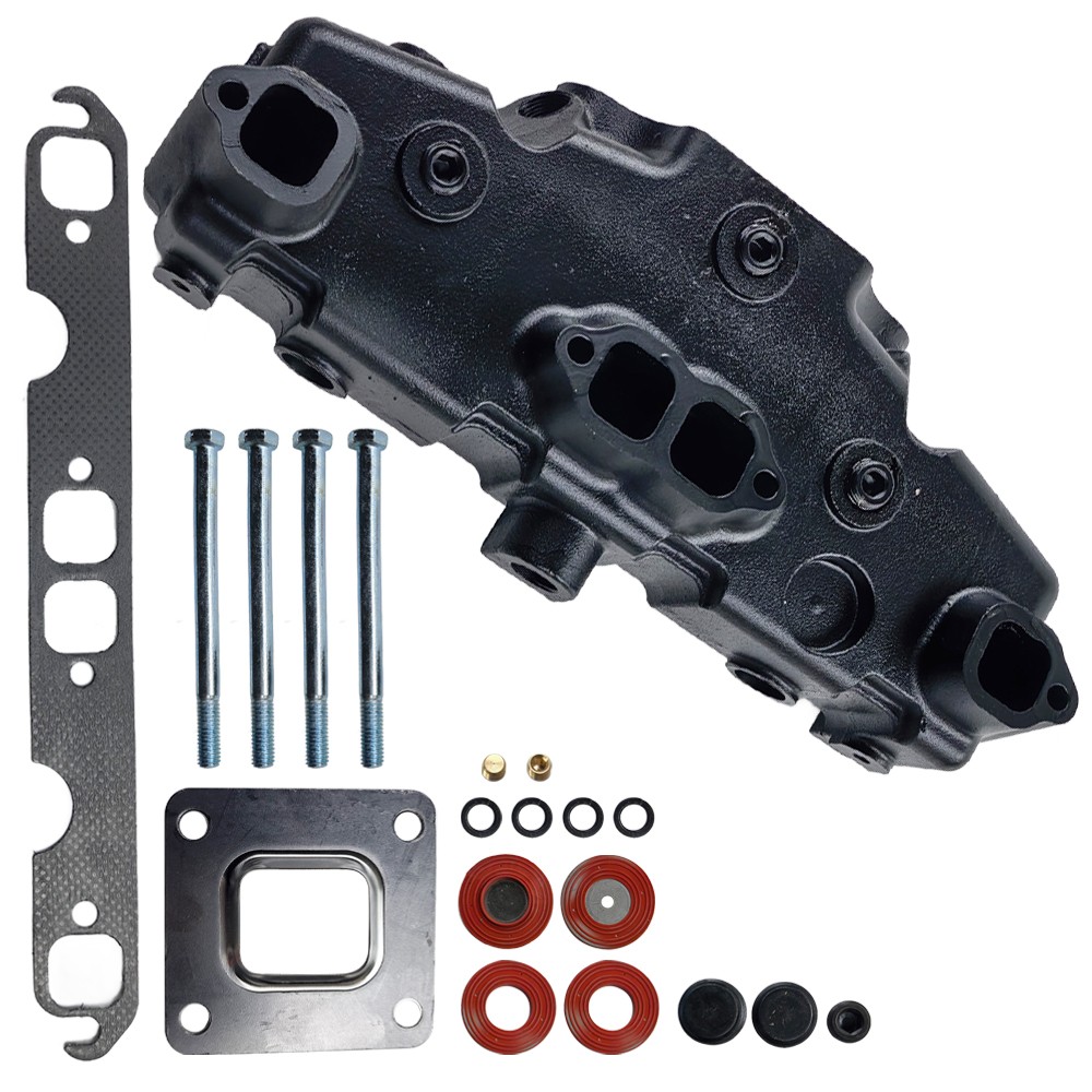 Dry-Joint Exhaust Manifold For Marine MerCruiser 2002 And Newer 5.0 5.7 6.2 V8