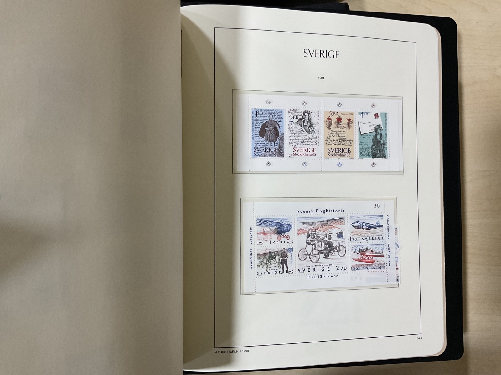 Sweden stamps. 1970 - 2008. 2 Light house albums. G/208*