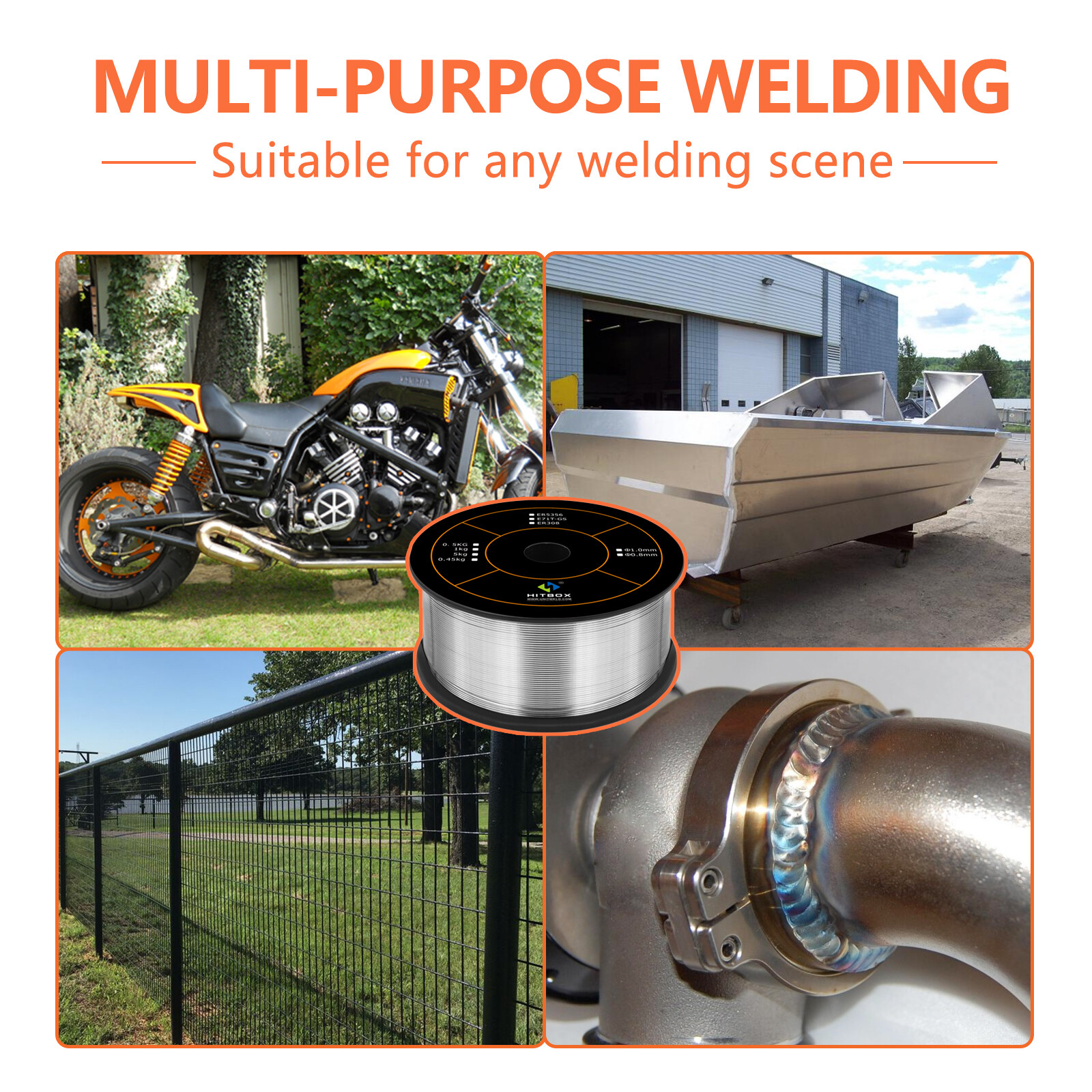 HItbox 9.92lbs 0.03" ER70S-6 Carbon Steel Welding Wire Gas MIG Welding Wire US