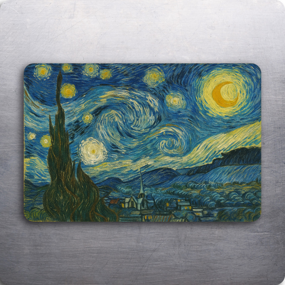 2 x 3 Starry Night  Vincent van Gogh Fridge Refrigerator Magnet (D.Romeo)