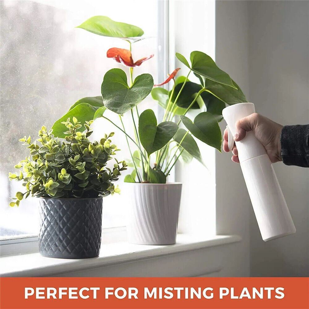 Continuous Mist Hair Spray Bottle Barber Water Sprayer Salon Plant Mister Tools