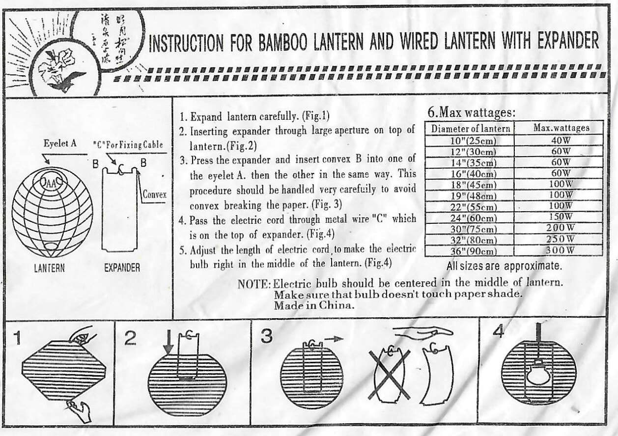 12 Pack 12-inch Diameter Paper Chinese Lantern Lamp Shades for String Lights