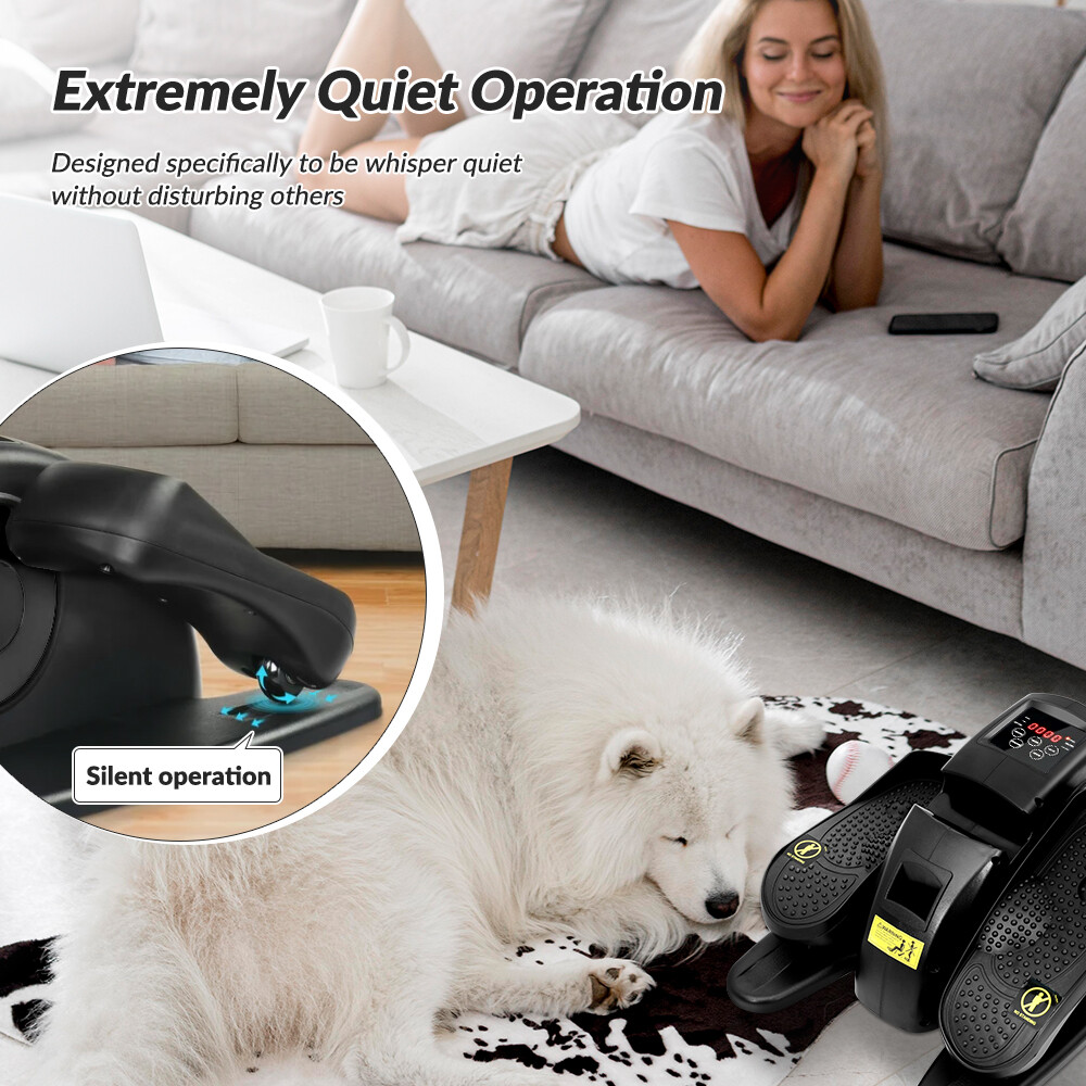 Ellipse Electric Elliptical Machine Under Desk Leg Exerciser Fully Assembled LCD