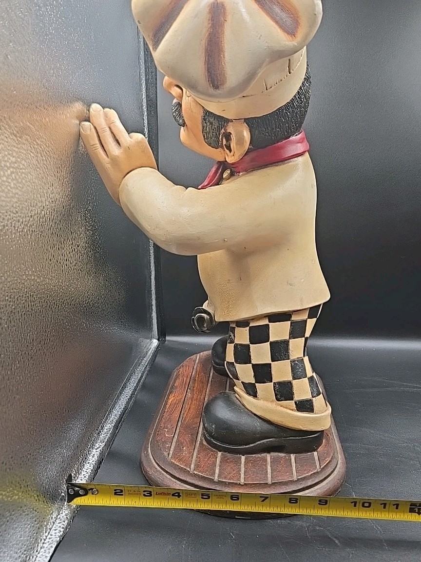 Peter Mook Pastry Cook Menu Display Chalkboard Restaurant Decor 18 inches Tall