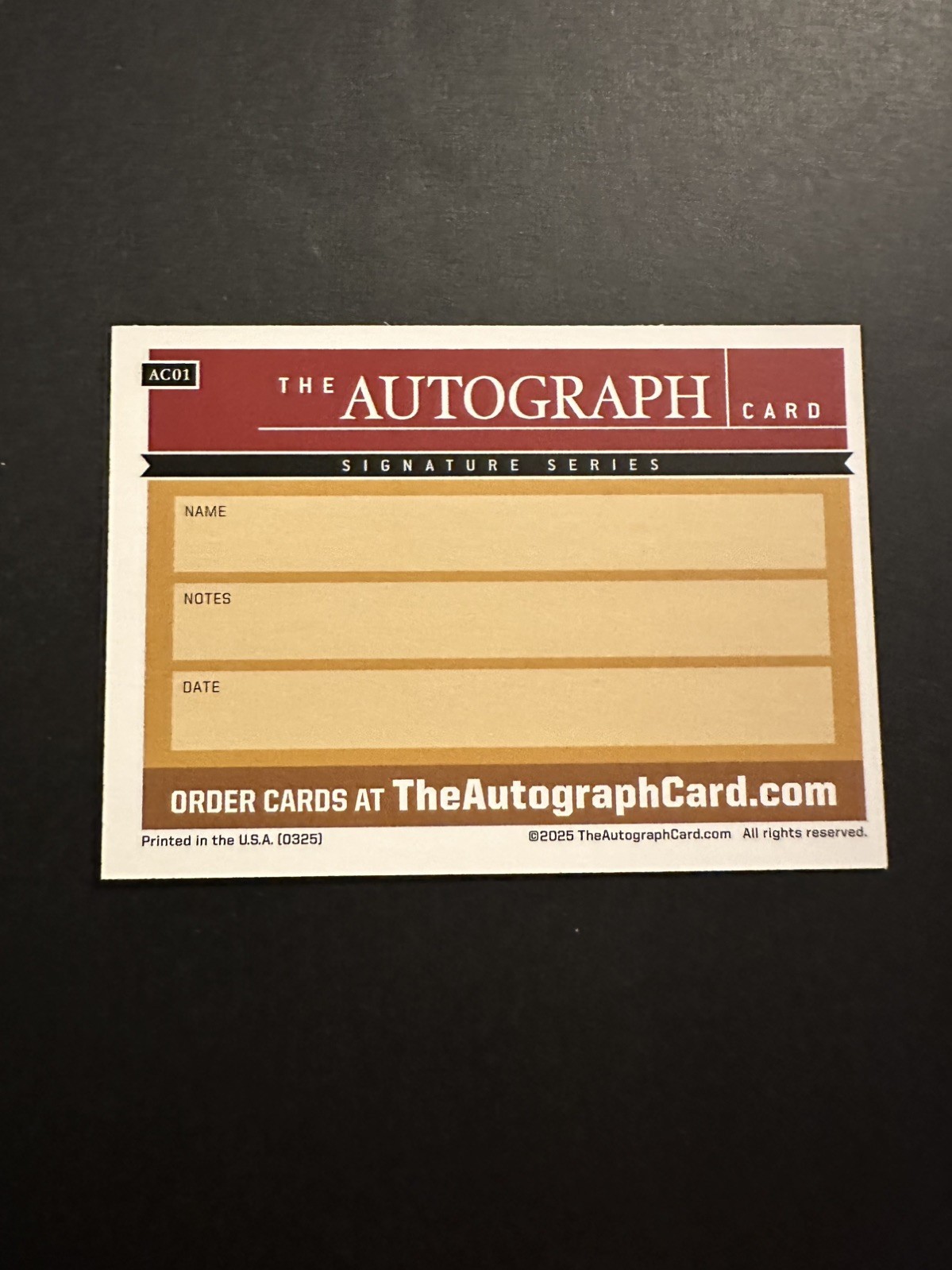 JAMES MARSTERS SPIKE BUFFY THE VAMPIRE SLAYER SIGNED AUTOGRAPH CARD IN PERSON