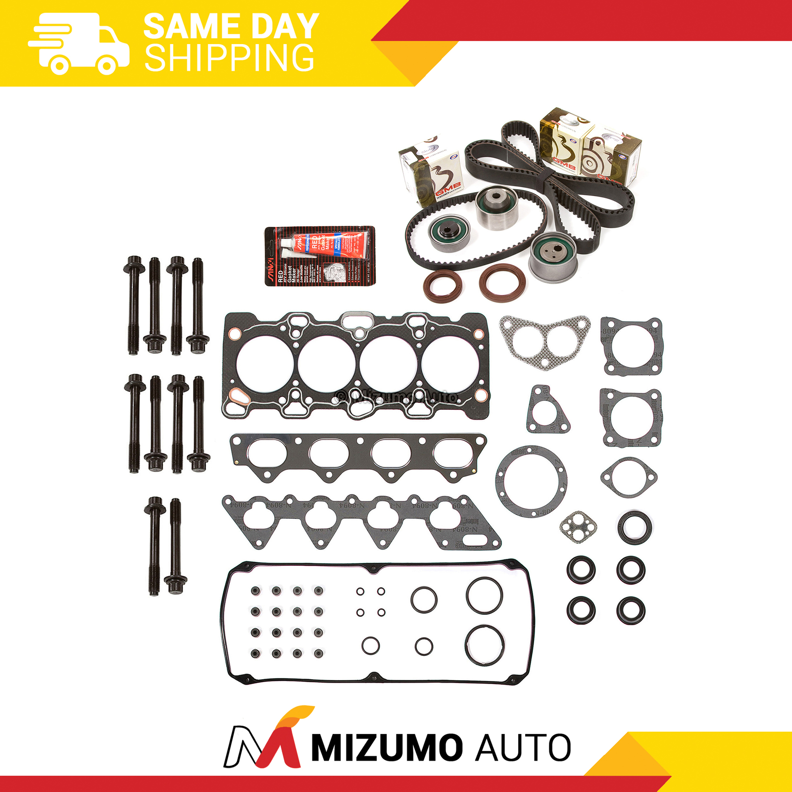 Head Gasket Set Timing Belt Kit Fit 93-99 Mitsubishi Eagle Plymouth 4G64