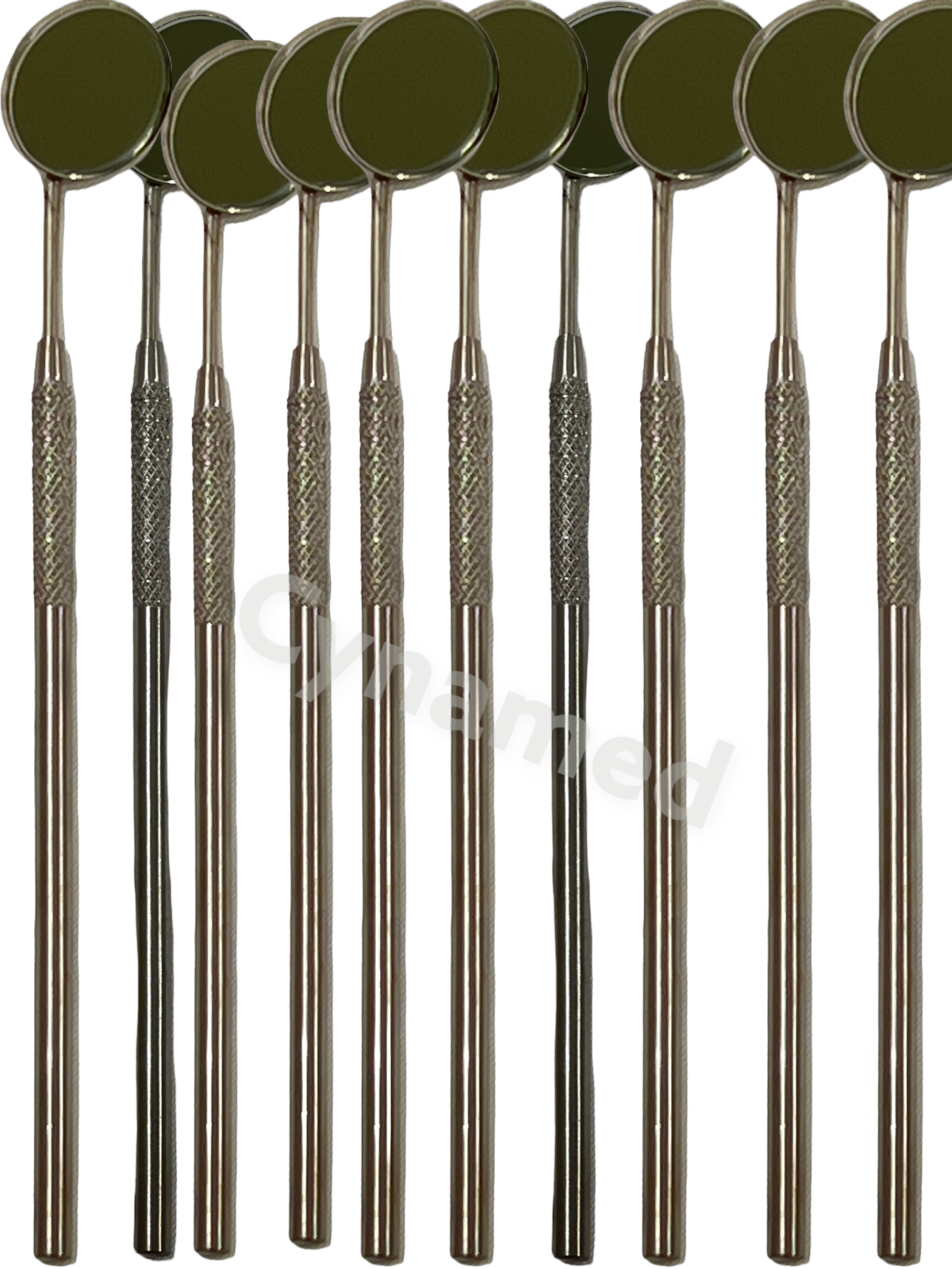 Premium 12 Pcs Dental Mouth MIRROR #5 With HANDLE Dental Instruments