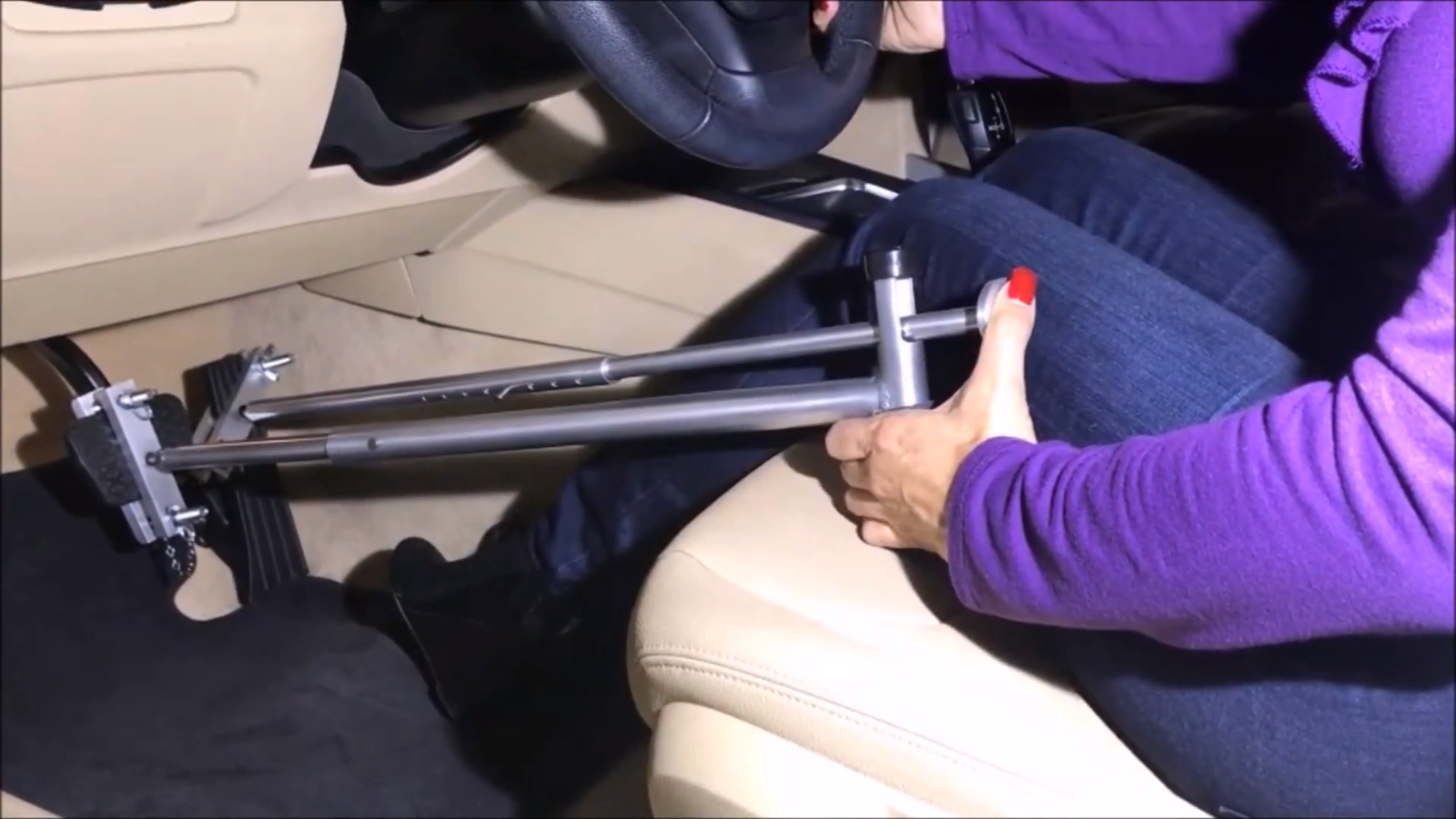 Portable Hand Controls Disabled Driving Lightweight Handicap Car Mobility truck