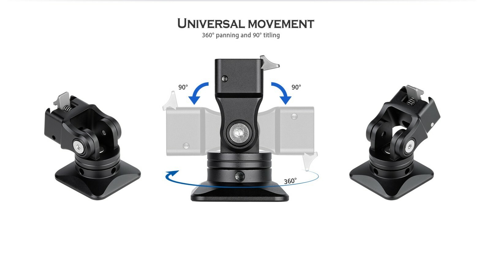 Leofoto FA-14+FA-10 Kit QR Tilting & Pivoting Flash Adapter