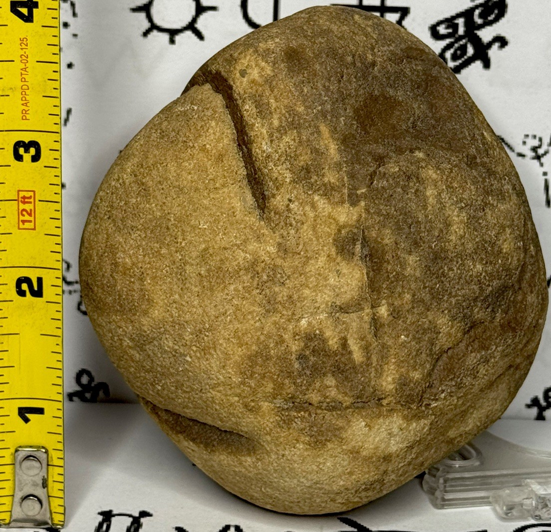 Native American Indian Authentic Artifact Stone Carved Effigy, 1 lb 10 oz • VA