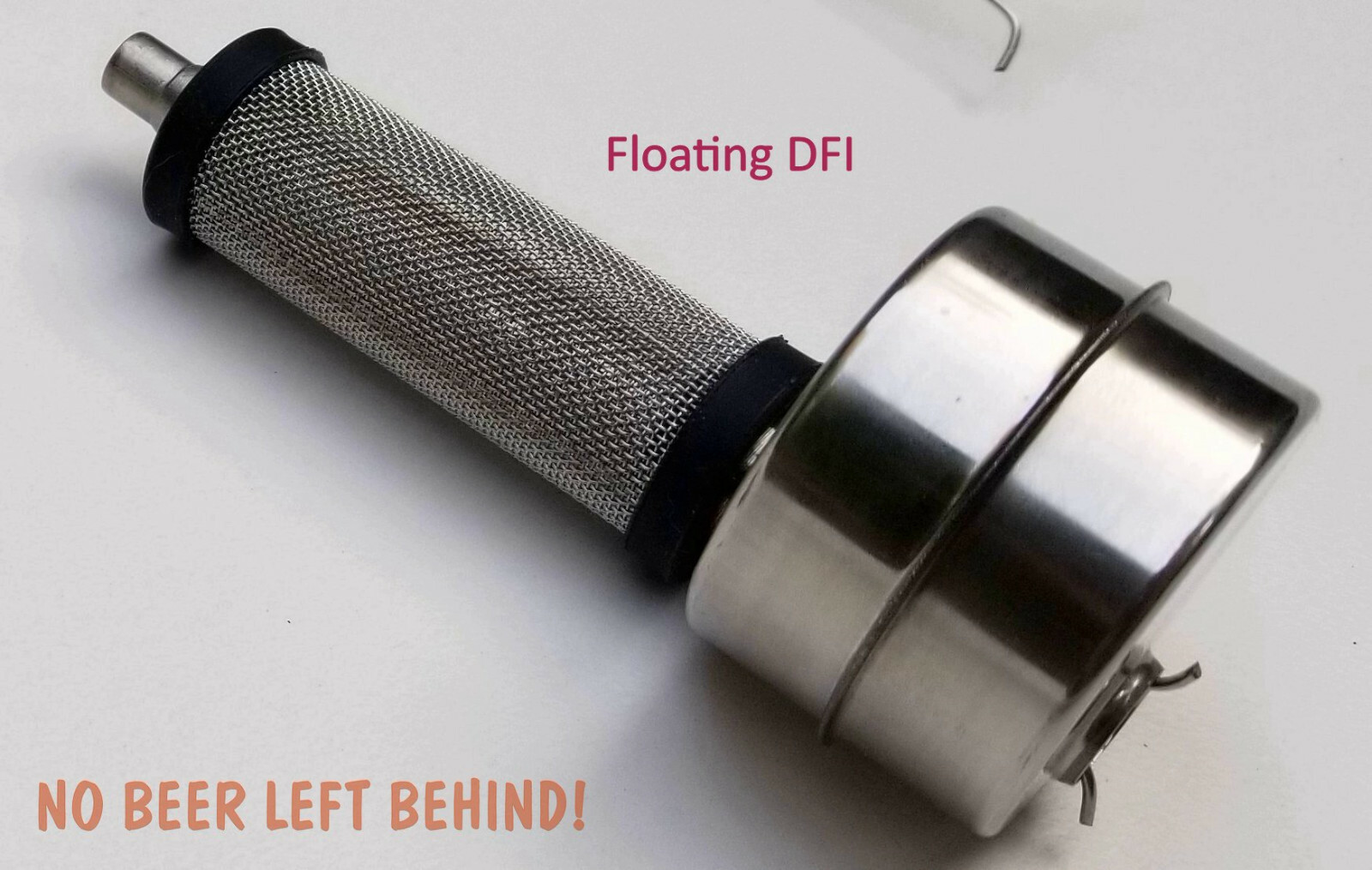 FLOTit 2.0 NO BEER LEFT BEHIND! Floating Dip Tube w/ Double Filter Inlet or DFI