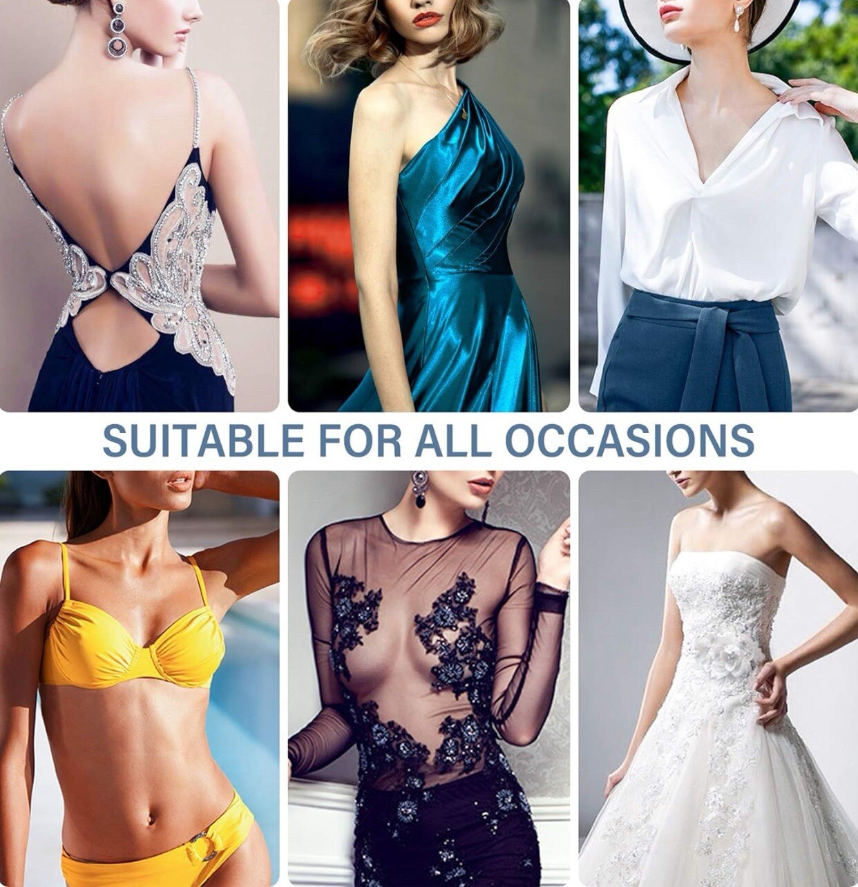 5 Pairs Nippleless Cover Pasties Women Reusable Adhesive Silicone Nipple Round