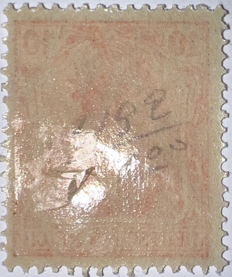 Travelstamps: 1920 Germany Deutsches Reich Mi. Nr. 141, 10 Pf Mint, MOGH