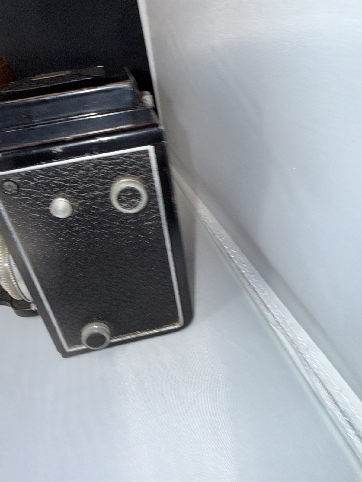 Antique Photina Reflex Camera With Case Untested