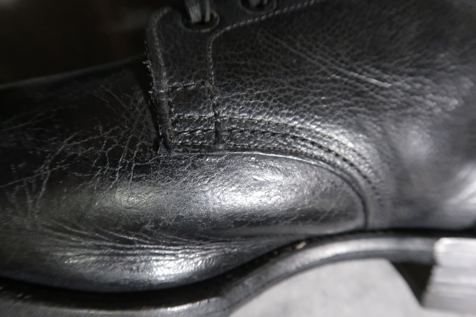 WW2 BRITISH ARMY AMMO BOOTS HOBNAILED LEATHER SOLES SIZE 9