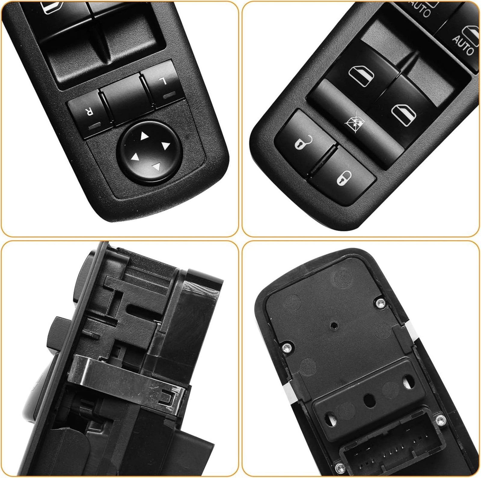 Power Window Master Switch for 2011–2019 Dodge Charger Driver Side Control