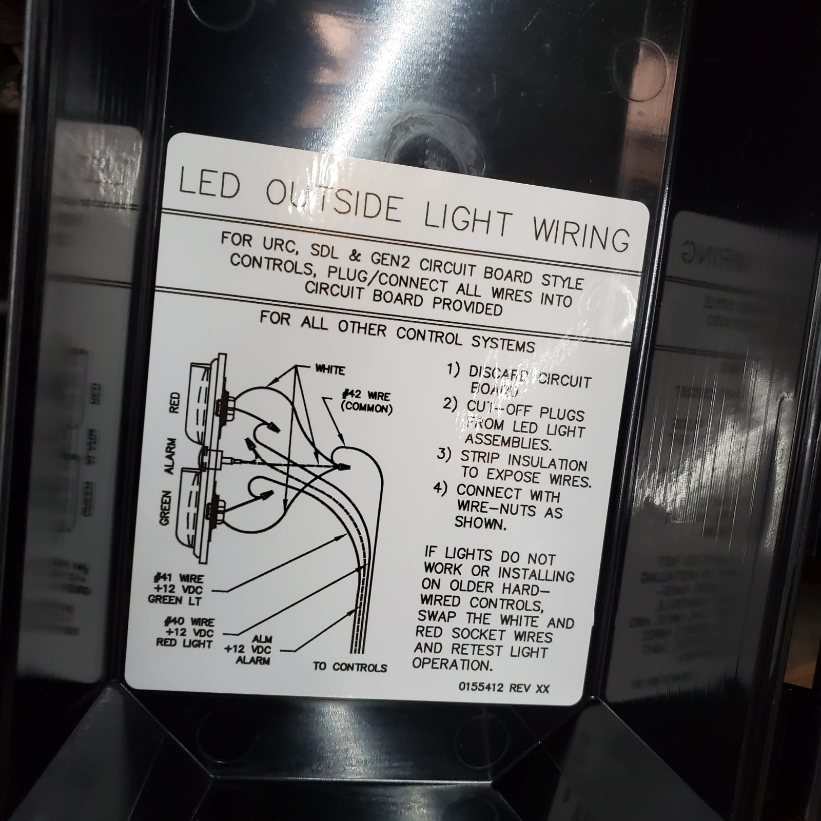 NEW Rite Hite 155402 Dock Light Assembly Red/Green OSLT HNGED 12-24VDC 3-24W
