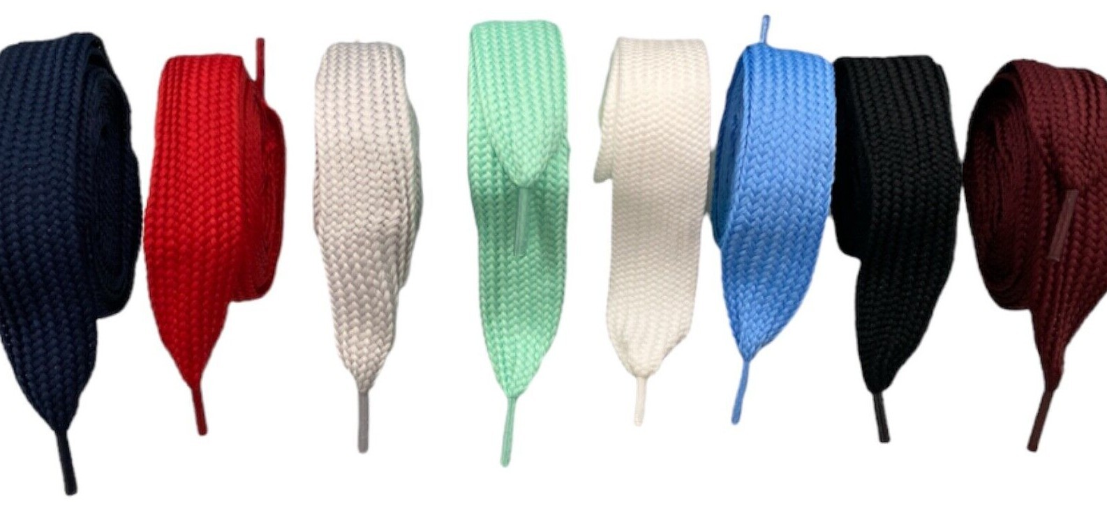 EXTRA WIDE Shoe Laces Strings Super Wide 3/4" 1" & 1 1/2" 45" 54" 72 Long.